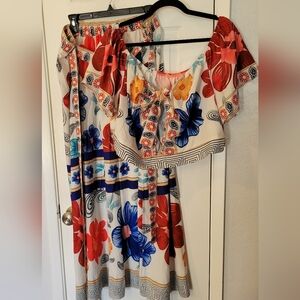 SHEIN Curve 4XL Skirt & Top Set